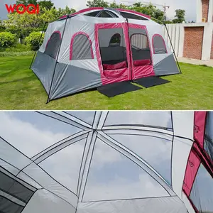 WOQI yeni yüksek görünüm büyük 2/4/6/8/10 kişi kamp havalandırma çadır plaj güneşlik tatil çadır