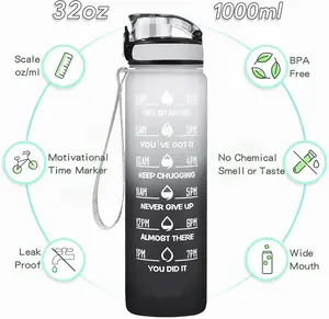 NPOT Silicone Collapsible Water Bottle Leak-proof Travel Bottle With Carabiner Portable Sports Bottle For Camping