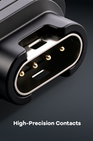 Connecteur de charge magnétique 4 broches Garmin en alliage d'aluminium, adaptateur micro USB femelle à montage sur panneau pour appareil photo et ordinateur portable