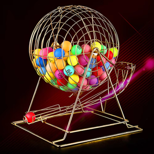 Máquina de <span class=keywords><strong>Bingo</strong></span> Metálica Extra Grande XCL, 200 Bolas, Máquina Manual de Lotería, Marcadores de <span class=keywords><strong>Bingo</strong></span>, Juegos de Mesa - Product Image 2