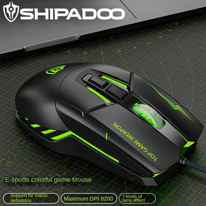 Souris filaire de jeu 7D Esports <span class=keywords><strong>Macro</strong></span> Definition, USB, main droite, rétroéclairage RVB, peut être désactivé, robuste, pour le bureau, la maison, <span class=keywords><strong>LOL</strong></span> - Product Image 2