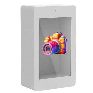 AIIA Boîte d'hologramme 3D Vitrine LCD transparente de 10.1 pouces avec écran tactile infrarouge Affichage publicitaire intérieur pour ascenseur - Product Image 2