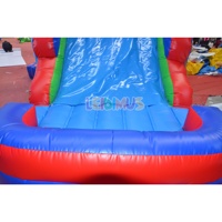 Château gonflable commercial neuf pour chiens et structure de jeu combinée à thème de dessin animé avec toboggan, idéal pour les parcs pour enfants