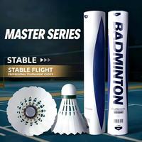 Volants de badminton hybrides en plumes d'oie en gros, légers, professionnels, haute vitesse, stabilité, durables, prix direct usine