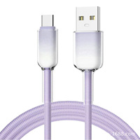 Câble USB-C, lot de 3 tailles (1M/2M/3M), conducteur en cuivre pur, gaine tressée pour une charge rapide/synchronisation des données, compatible avec plusieurs ordinateurs