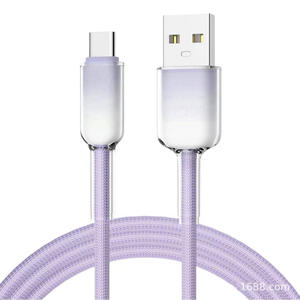Juego de 3 Cables <span class=keywords><strong>USB</strong></span>-<span class=keywords><strong>C</strong></span> (1M/2M/<span class=keywords><strong>3M</strong></span>) con Conductor de Cobre Puro y Cubierta Trenzada para Carga Rápida/Sincronización de Datos en Múltiples Computadoras - Product Image 2