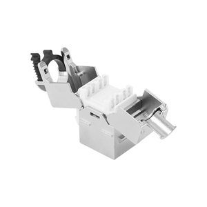 Mạng che chắn mô-đun FTP 180 độ RJ45 <span class=keywords><strong>CAT5e</strong></span> <span class=keywords><strong>CAT6</strong></span> cat6A CAT7 Slim toolless <span class=keywords><strong>Keystone</strong></span> <span class=keywords><strong>jack</strong></span> - Product Image 4