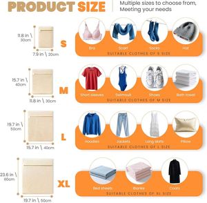 Sacs à linge écologiques en coton 100% maille, 30x40cm, pliables, couleur personnalisée, naturels, avec fermeture éclair, pour usage domestique - Product Image 3