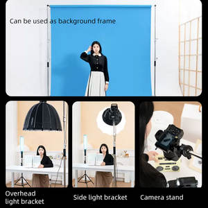 Trípode de Fotografía KAZHI al por Mayor de 3.3m de Acero Inoxidable para Trabajo Pesado con Soporte C para Estudio Fotográfico, Video, Luz y Flash - Product Image 3