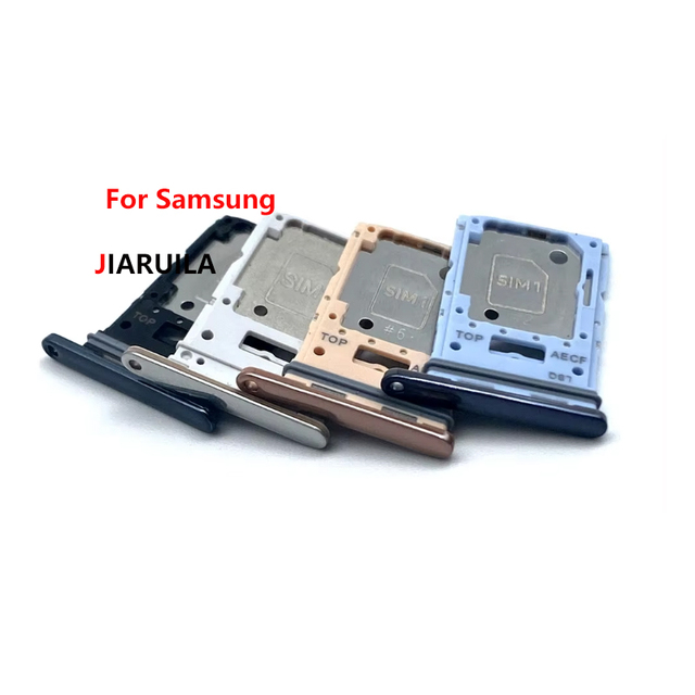 Mobile Phone Replacement Parts SIM Card Tray Holder for Samsung A13 A22 A23 A72 4G A33 5G A14 4G 5G Universal Dual SIM Cards
