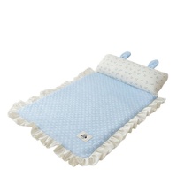 Tapis rafraîchissant rectangulaire solide pour animaux de compagnie, en polyester respirant, pour l'été, pour chats et chiens