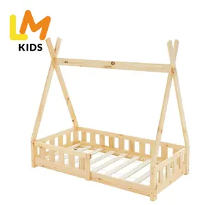 LM KIDS loft bed container house for living 3 bed rooms kids' beds camas para ninas bedroom furniture