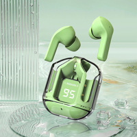 Écouteurs TWS Air 31, écouteurs transparents en cristal clair, véritable stéréo sans fil, écouteurs Air 31, écouteurs intra-auriculaires TWS Air31