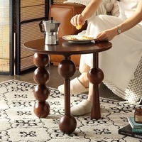 Table console d'angle moderne, style luxe léger, en bois massif, minimaliste, pour salon et chambre à coucher