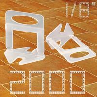 ITTA – Pince à cale moderne en plastique de 2,5 mm, auto-adhésive, durable, pour système de nivellement de carreaux d'appartement, clips et espaceurs de carreaux