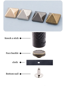 Đinh Tán Hình Nấm Mũ Đôi Kim Loại Đồng Thau Tùy Chỉnh Quần Jean Thời Trang Nút Bấm Đầu Đinh Tán May Mặc - Product Image 3