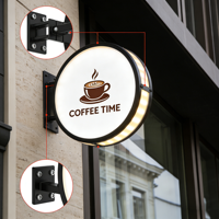 Nouvelle conception de boîte à lumière LED étanche IP65, panneau mural personnalisé double face en forme de cœur pour les hôpitaux et la décoration