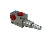 Vanne de régulation de pression hydraulique de type bloc compact, protection contre les surpressions jusqu'à 32 MPa, pour machines de construction