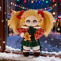 Poupée en peluche personnalisée sur mesure, tenue élégante, aspect réaliste, pour collection de fans, décoration intérieure, cadeau de fêtes, vente en gros