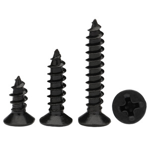 Tornillos para paneles de yeso Huayuanxin Phillips de cabeza avellanada, métricos KAM1.0M1.2M1.4M1, autorroscantes de acero al carbono - Product Image 1