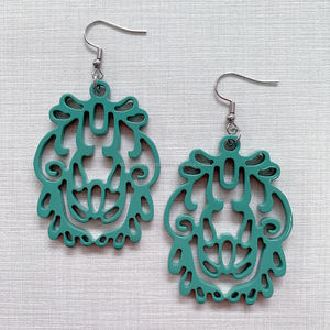 Pendientes Colgantes en Forma de Cruz de Cuerno de Búfalo Vietnamita Hechos a Mano 2026, Regalo de Boda para el Cuidado de la Salud, Joyería de Moda Artesanal - Product Image 3