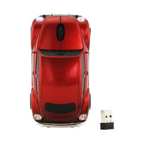 Souris sans fil 2,4 G en forme de voiture Beetle, vente chaude, vente en gros d'usine