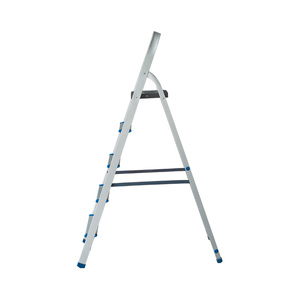 Échelle en aluminium pliable à 5 marches avec plateforme supérieure, usage industriel et domestique - Product Image 2