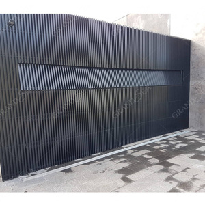 Portes <span class=keywords><strong>de</strong></span> <span class=keywords><strong>garage</strong></span> modernes verticales bi pliantes inclinables déco cachées <span class=keywords><strong>Porte</strong></span> <span class=keywords><strong>de</strong></span> <span class=keywords><strong>garage</strong></span> sectionnelle à lattes en aluminium encastrée avec panneaux muraux - Product Image 2
