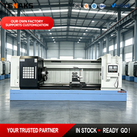 Torno de Roscar Horizontal CNC de un Solo Husillo TENAKS QK1332 de Alta Resistencia con Sistema de Control GSK para Procesamiento de Gran Diámetro