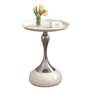 Comodino in Metallo, <span class=keywords><strong>Tavolino</strong></span> da Divano per Camera dei Bambini - Design Minimalista Moderno Personalizzabile, Nessun Montaggio Richiesto - Product Image 5