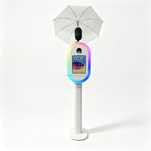 Photomaton iPad avec anneau lumineux pour mariage, impression instantanée et télécommande, idéal pour les mariages et les événements - Product Image 2