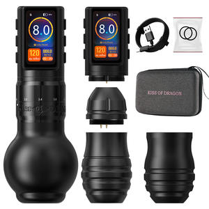 旅行者T2 2.0-4.2毫米可调行程无线纹身机枪电动旋转电池笔，带54/42毫米握把，用于人体艺术 - Product Image 1