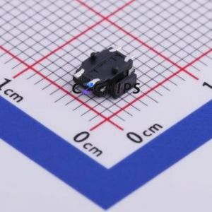 PTCF-Q-T/R Tactile Switch SMD,3.5x4.7mm Switch Single Pole Single Throw Rectangle Button Horizontal Mount 50mA - Product Image 2