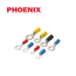 Terminal de Anillo de Cobre y Latón Aislado <span class=keywords><strong>para</strong></span> Cable Eléctrico, Conector de Crimpado de Cable, <span class=keywords><strong>Prensa</strong></span> Fría <span class=keywords><strong>para</strong></span> Batería, Uso Automotriz - Product Image 1
