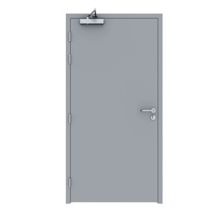 Porte coupe-feu en acier robuste la plus vendue pour la sécurité des bâtiments commerciaux, industriels, résidentiels et du secteur de la construction, disponible au prix d'exportation - Product Image 2