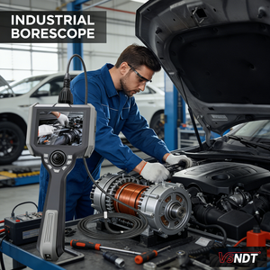Boroscope robuste à vision latérale de 1,8 mm, 720P, IP67, articulation à 360°, LED, vidéoscope industriel pour l'inspection et l'entretien des moteurs de voitures - Product Image 1