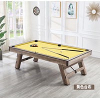 Table de Snooker Domestique en Ardoise Écologique de Haute Qualité, aux Normes Internationales, Nouvelles Fonctionnalités Populaires pour les Joueurs de Billard et de Snooker