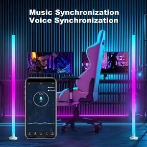 Lampada da terra Antela LED 9W E27 Multicolor Telecomando Dimmerabile Timer Altezza regolabile 19x14x14cm - Product Image 4