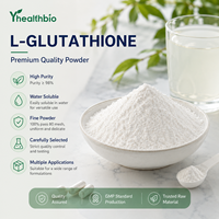 Poudre de L-Glutathion en vrac, haute pureté, blanche à presque blanche, poudre fine, Halal, Casher, certifiée ISO, matière première pour formule.