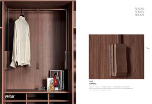 Vente chaude matériel de meubles à un niveau multifonctionnel fermeture en douceur mobile tirer garde-robe ascenseur avec rail de cintre - Product Image 6