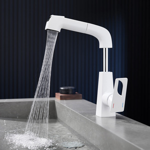 <span class=keywords><strong>Grifo</strong></span> Mezclador Monomando de Lujo Moderno para Lavabo de Baño, Grifería de Doble Uso Ecológica para Sanitarios, Venta al por Mayor - Product Image 2