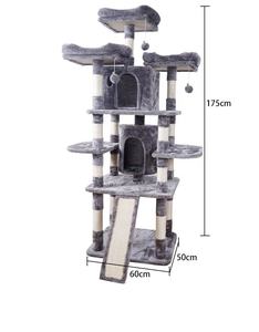 Modern Plush <b>Cat</b> Toy Factory Direct Custom Processing Multi-<b>Cat</b> Family Climbing Rack <b>Scratch</b> Board for Foreign Trade <b>Cat</b> <b>Tree</b> - Product Image 5