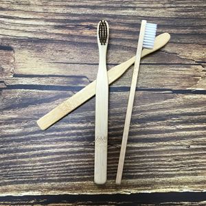 Bamboo Toothbrush Flat Top Square Tail Biodegradable For Home Guesthouse Hotel Use - Product Image 5