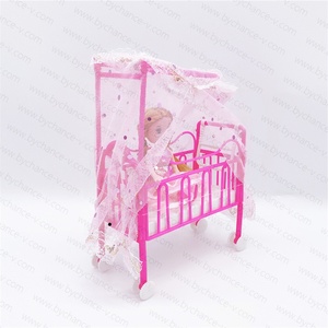 Lüks hamile kadın bebek mobilya ile hamile prenses yeni doğan bebek bebek beşiği ile bebek yatağı kız bebek pembe elbise ile - Product Image 6