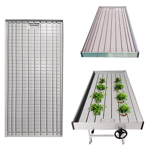 Tables de culture hydroponique mobiles <span class=keywords><strong>en</strong></span> plastique de haute qualité pour systèmes de culture par flux et reflux <span class=keywords><strong>en</strong></span> serres agricoles - Product Image 2