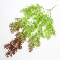 YL Plante artificielle réaliste en forme de fougère, style herbe persane, feuillage écologique pour décoration intérieure, mariage, Noël, Halloween