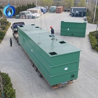 Station de traitement des eaux usées industrielles intégrée AO 1000m³/jour, automatique, robuste, avec pompe, moteur et technologie MBBR