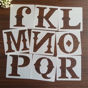 36 Mẫu Chữ Số Bảng Chữ Cái Khuôn Tô Chữ 6 Inch Có Thể Tái Sử Dụng Để Vẽ Trên Gỗ - Product Image 4