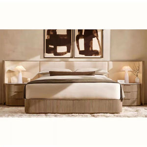 โต๊ะห้องนอนเฟอร์นิเจอร์ไม้เนื้อแข็งสไตล์วินเทจทันสมัยลิ้นชัก<span class=keywords><strong>3</strong></span>ลิ้นชักไม้โอ๊คธรรมชาติ nightstands สมาร์ทอพาร์ทเม้น - Product Image 5