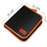 Kit d'outils de réparation pour électricien professionnel de 15 pièces, comprenant un tournevis plat, une pince coupante pour fils, des outils à main pour l'entretien des réseaux, en commande en gros